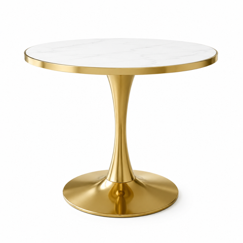 TULIP ROUND TABLE - GOLD