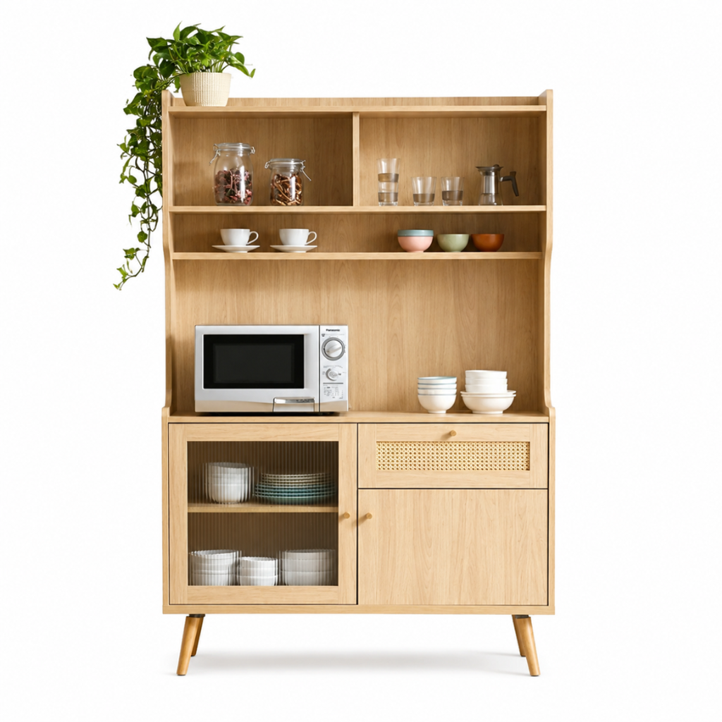 MANOR KITCHEN CABINET - HAZEL OAK