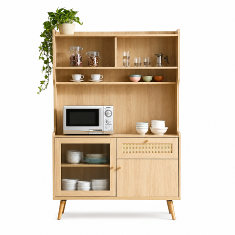 MANOR KITCHEN CABINET - HAZEL OAK