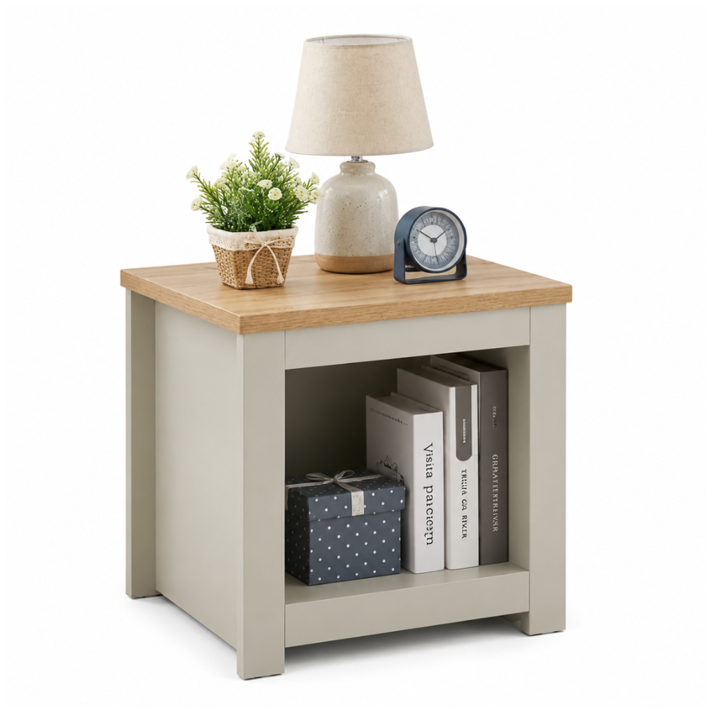 ORION BEDSIDE TABLE - GREY