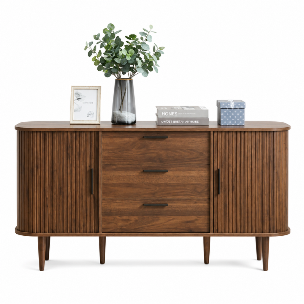 MALMU SIDEBOARD CABINET - WALNUT
