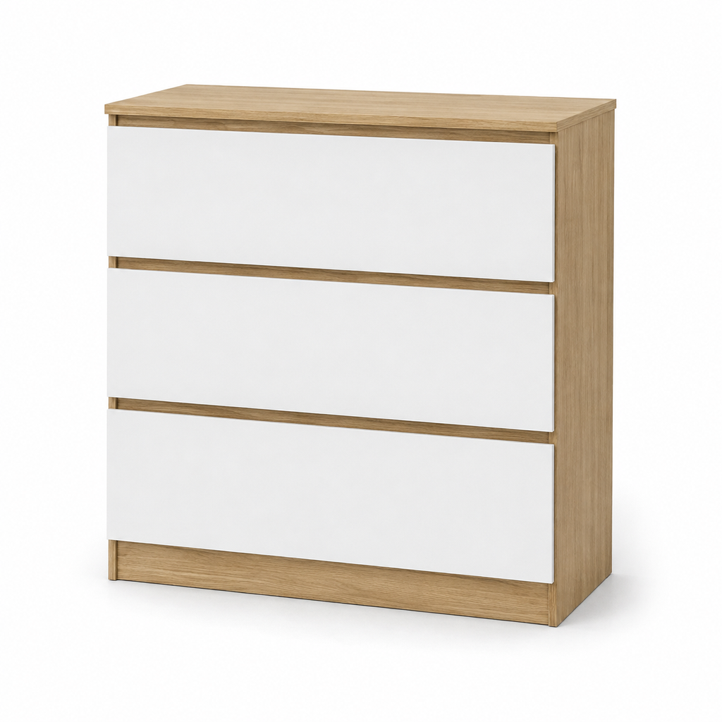 PICTURES-VESTA-3-DRAWERS-OAK-WHITE-2