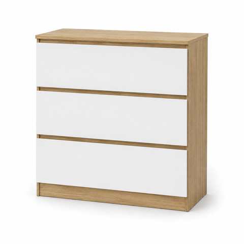 PICTURES-VESTA-3-DRAWERS-OAK-WHITE-2
