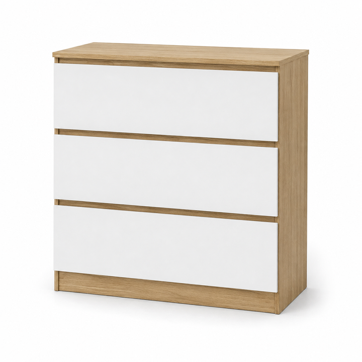 PICTURES-VESTA-3-DRAWERS-OAK-WHITE-2