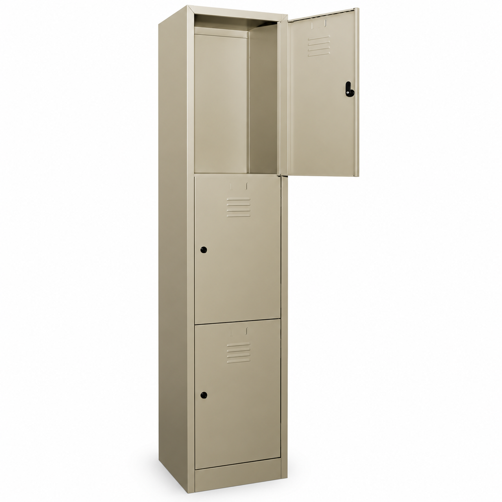 3 compartment locker 2