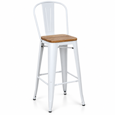 SI 31 bar stool white