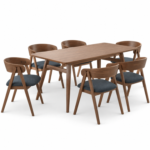 6 seater dining set FDDS3750