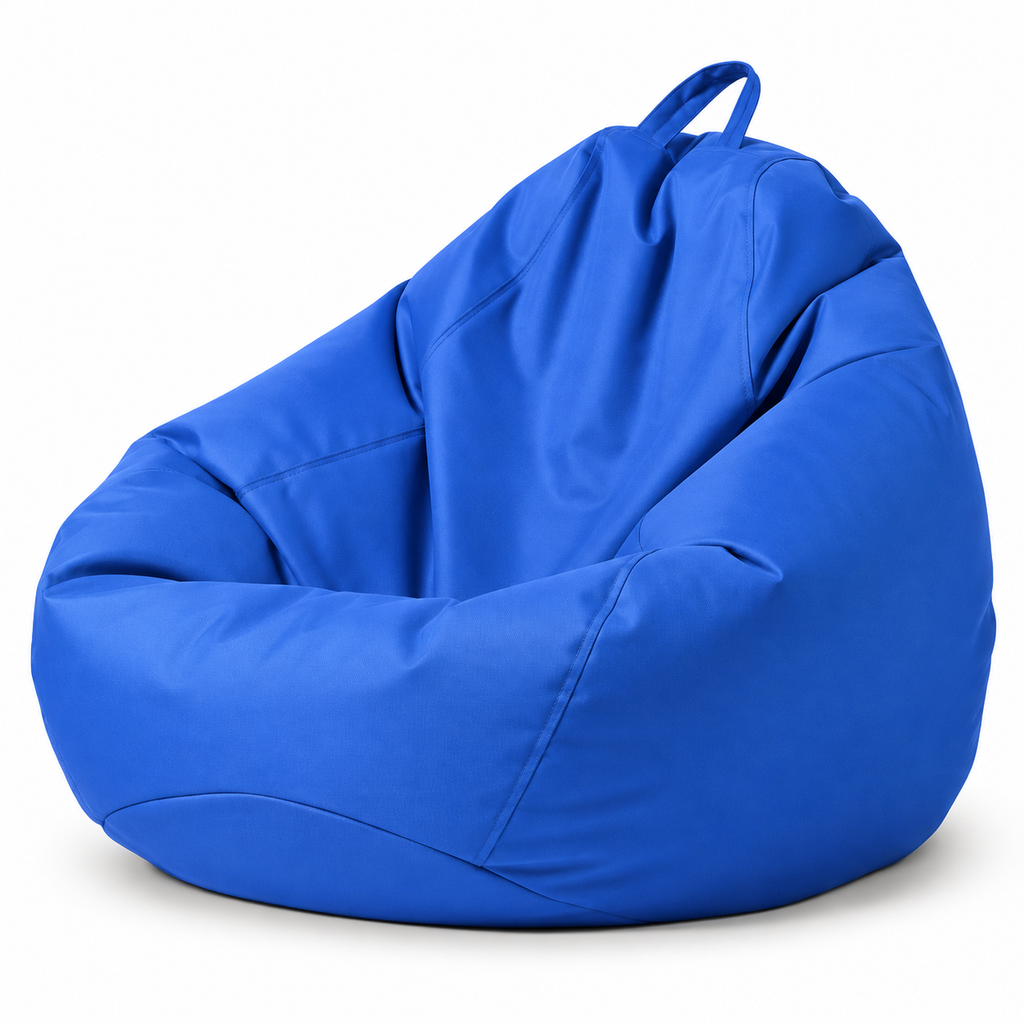 blue bean bag
