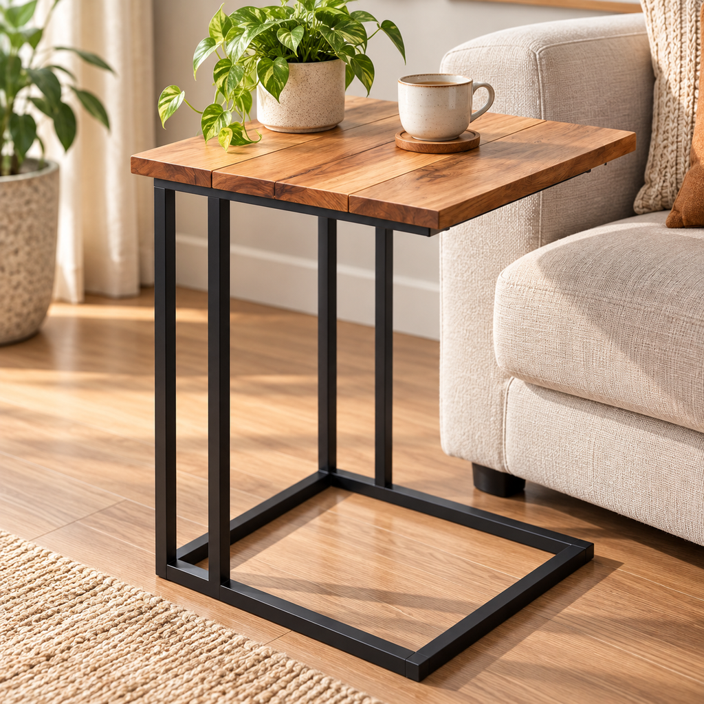 Cozy Modern Sofa Side Table