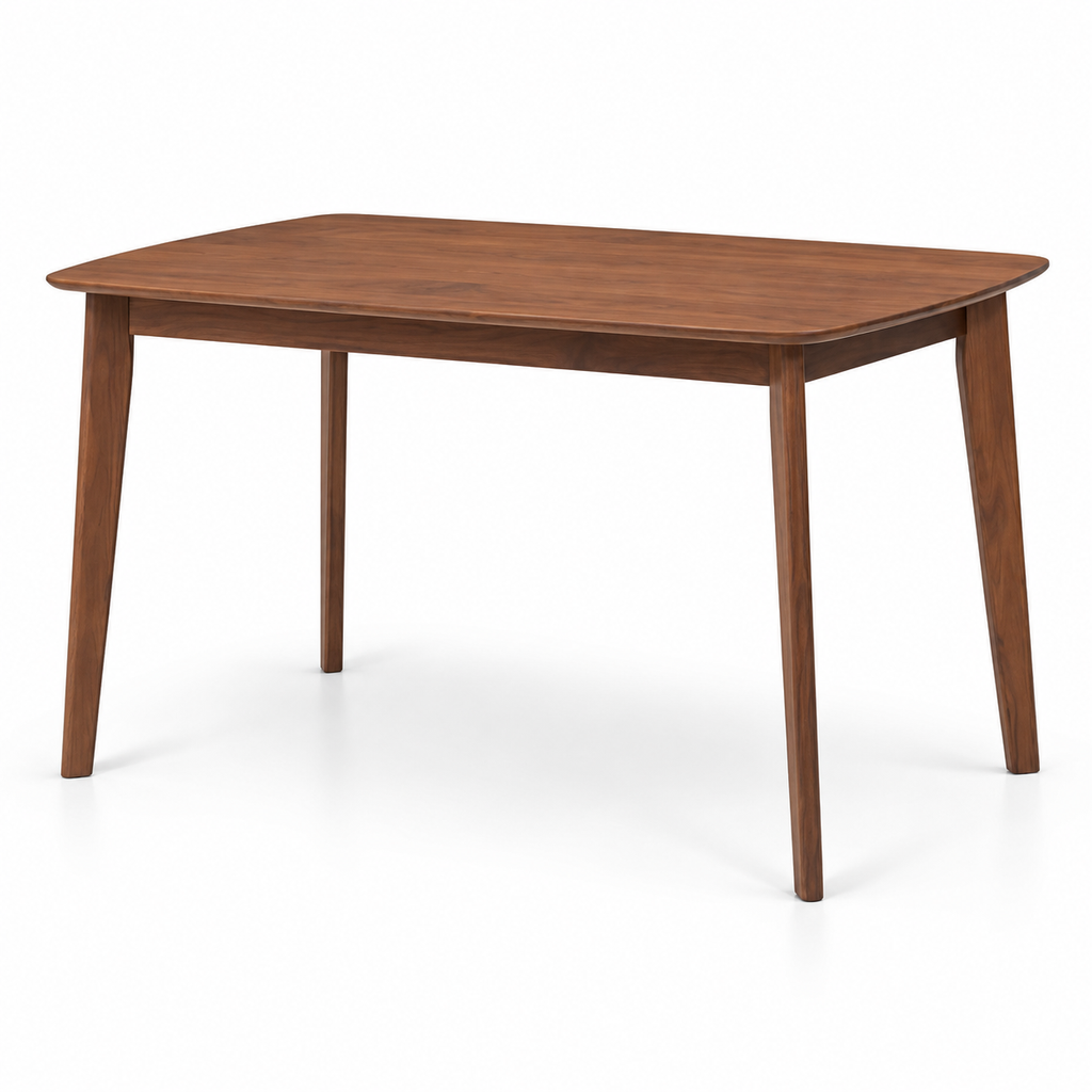 Warm Walnut Mid-Century Table
