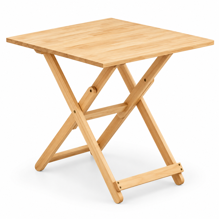 Natural Wood Folding Table
