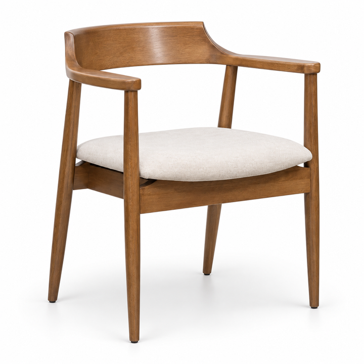 Mid-Century Wooden Armchair