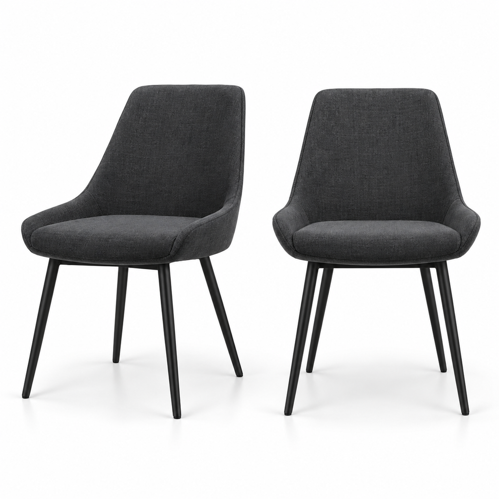 Modern Charcoal Dining Chairs