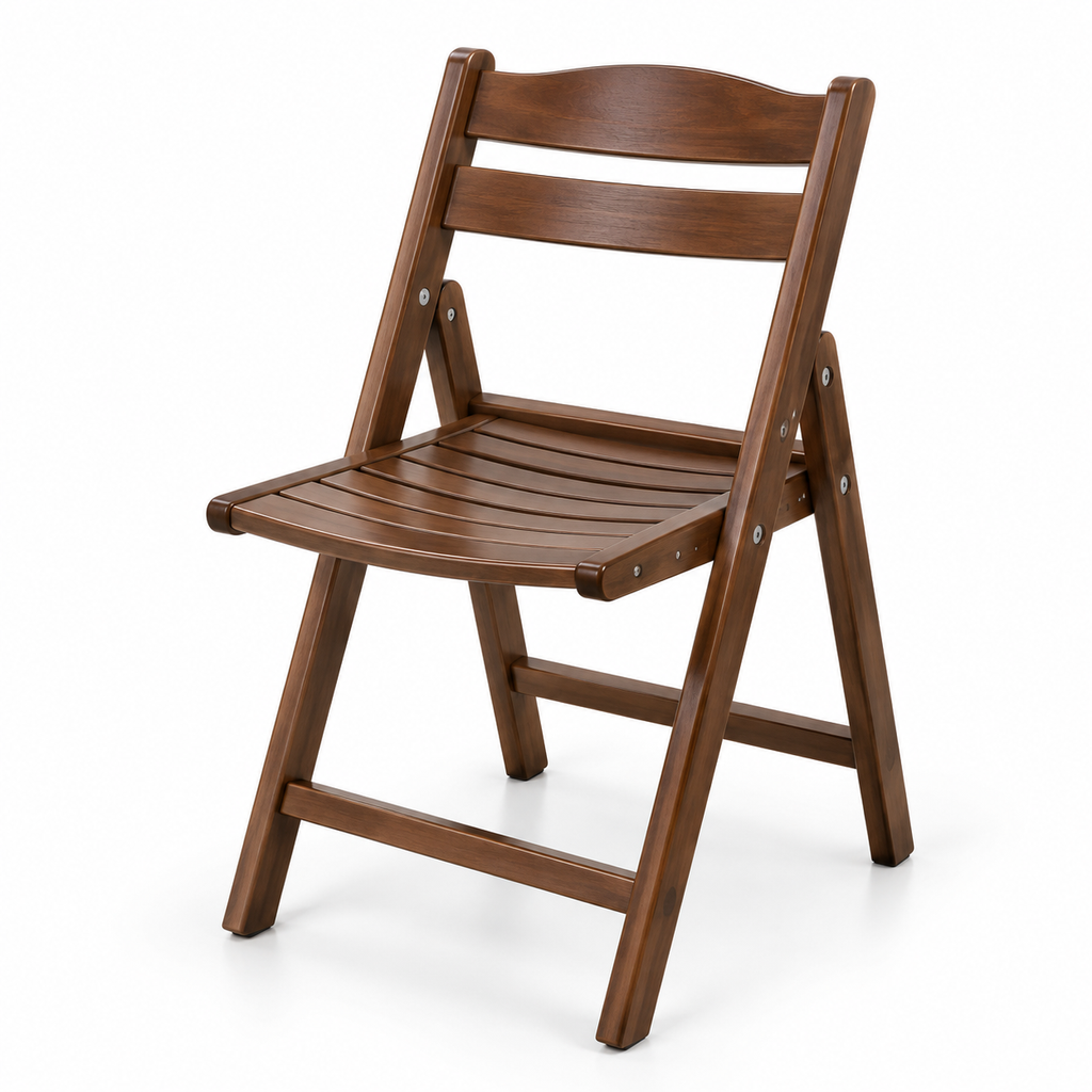 Classic Wooden Folding Chair Product Photo
