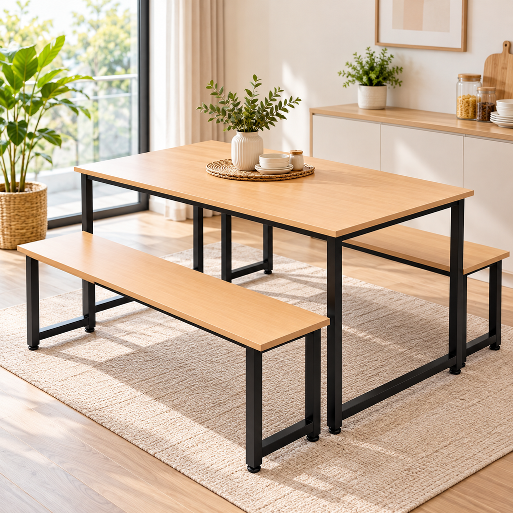 Sunlit Scandinavian Dining Set