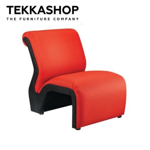 MXSF0482R Single Seater Modern Style PU Leather Fabric Elegant Contour Sofa- Red.jpeg