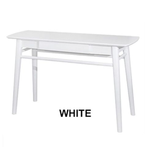 Tekkashop FDTVC0832 Scandinavian Style 1.2m Solid Rubberwood Console ...