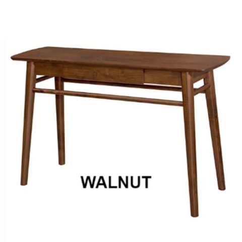 Tekkashop FDTVC0832 Scandinavian Style 1.2m Solid Rubberwood Console ...