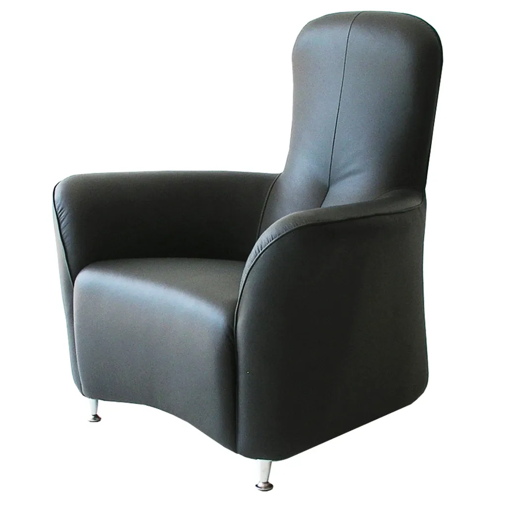 Tekkashop GOSF1600GY Contemporary Elegant Style PU Leather Comfortable 1 Seater Sofa