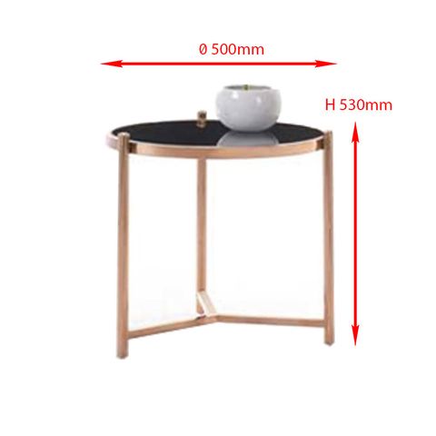 Tekkashop FDST1245RG Retro Inspired Rounded Top Stainless Steel Side ...