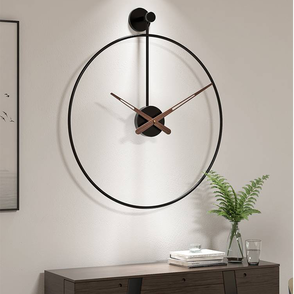 Tekkashop FDWC225BK Colonial Style 50cm Metal Ring Wall Clock - Black  (Pre-Order) – Tekkashop Furniture | Commercial & Residential Furniture |  Shop Furniture Online @ Home | Malaysia