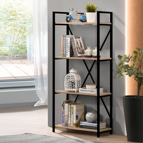 Rocky-4-tier-bookcase-black