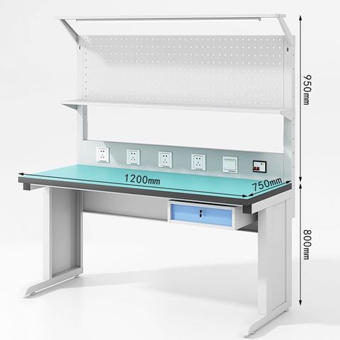 Tekkashop JLLT104 Industrial Grade Laboratory Testing Lab Table Anti ...