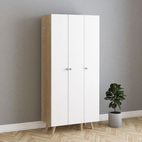 Chelsea-3-door-wardrobe-oak-white