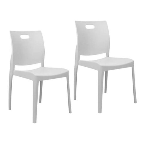 plastic chair white