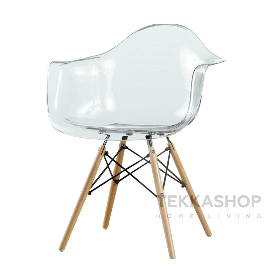 Tekkashop Kkpc331a Eames Dining Chair Acrylic Chair Phantom Chair
