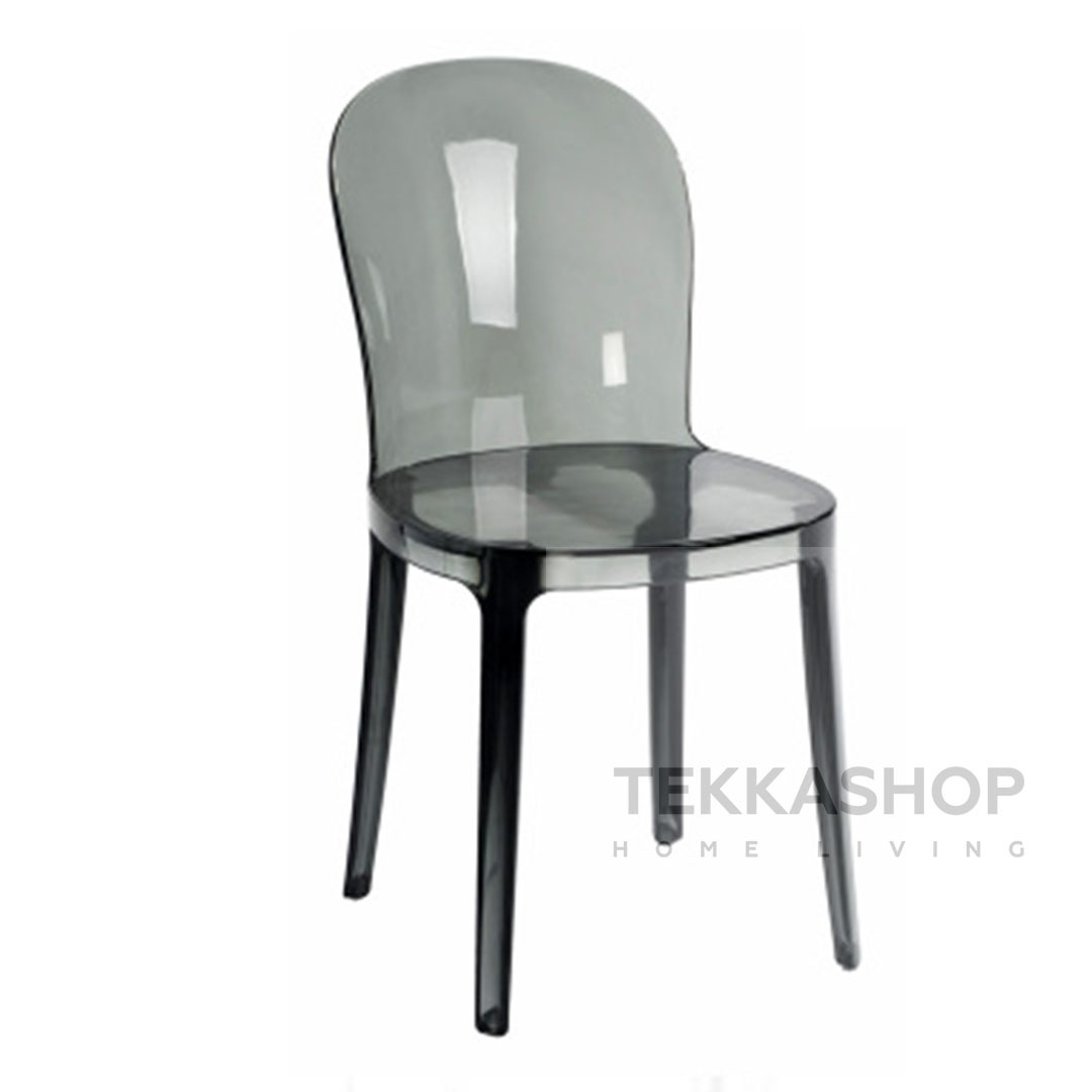 Tekkashop Kkh641b Acrylic Dining Chair Vanity Chair Transparent