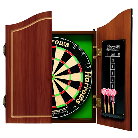 Steel Tip Darts Set with Cabinet - 1000x1000