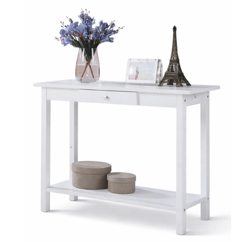 Hall table- white