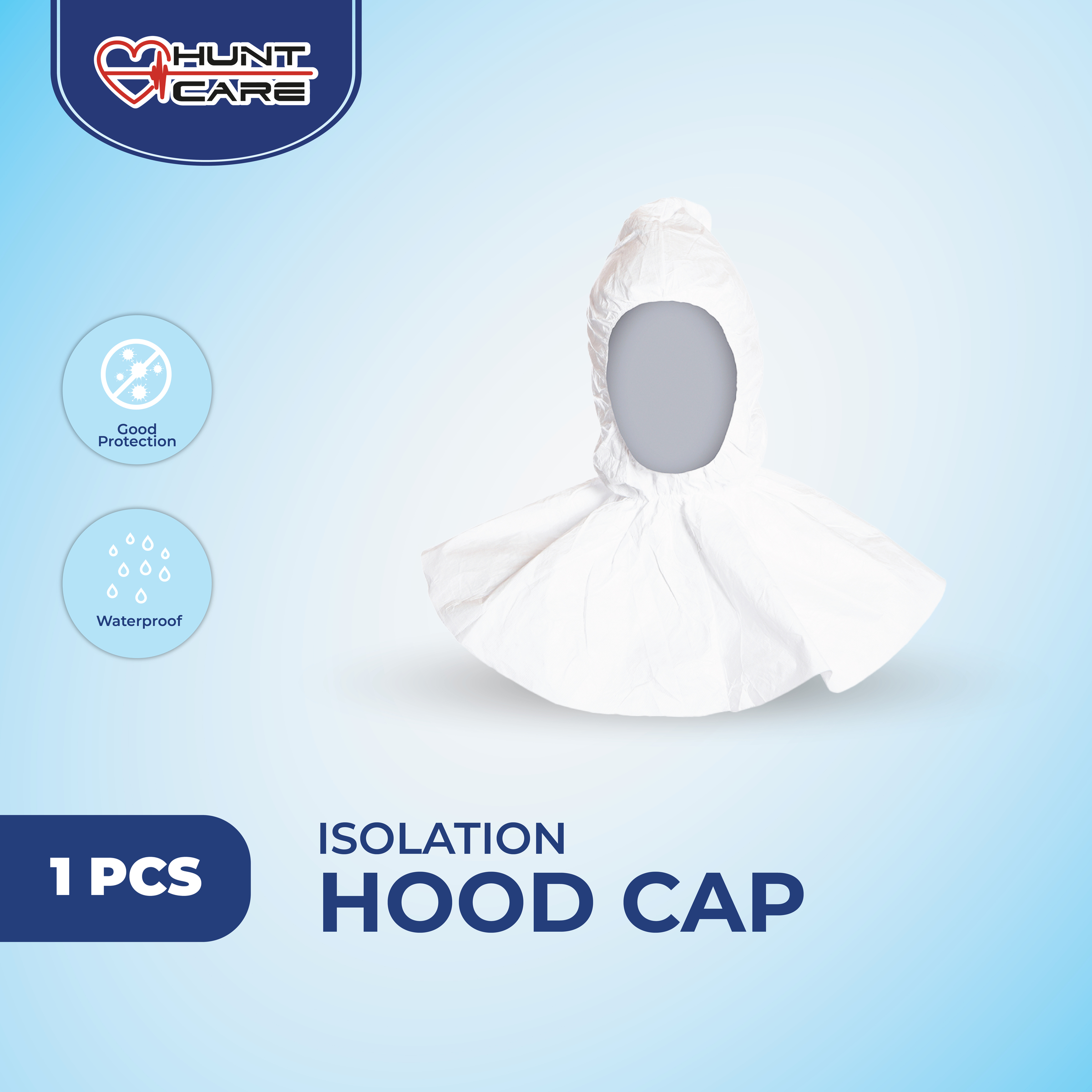Huntcare Isolation Hood Cap Prosafe