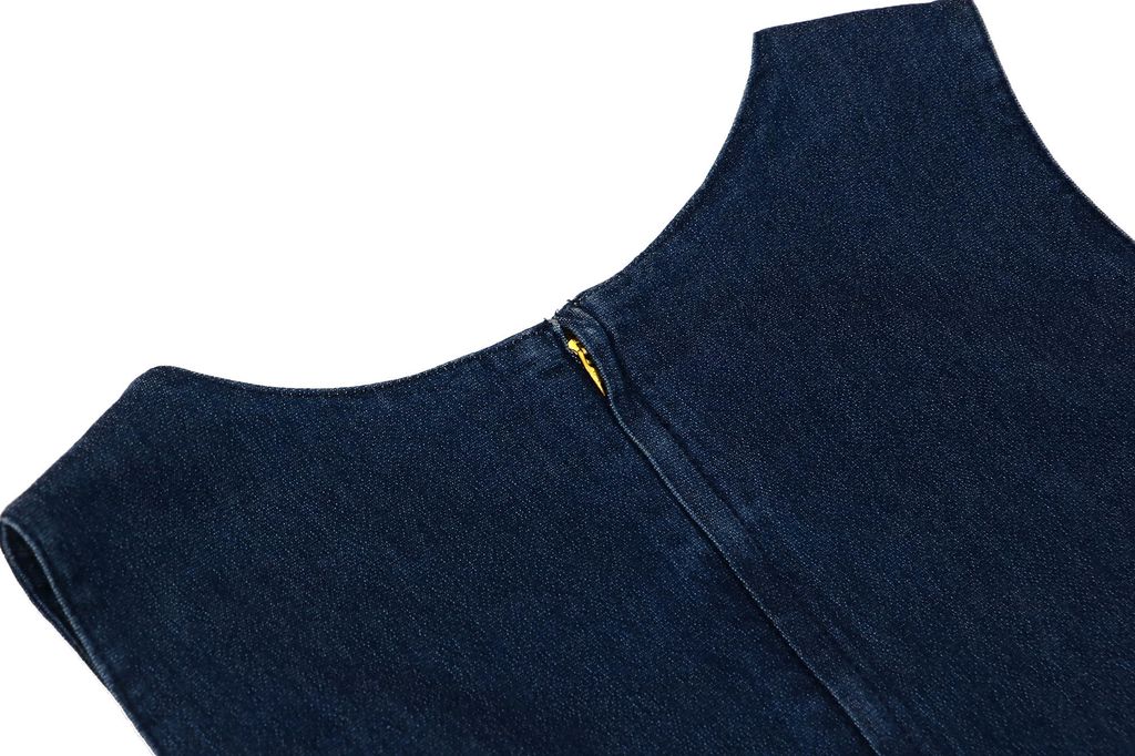 OP5 Rose pattern denim shift dress 325 d3.JPG
