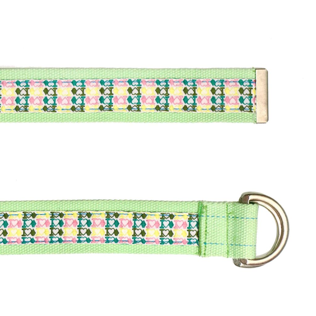 BE22 Mint green pattern belt 235 d1.JPG