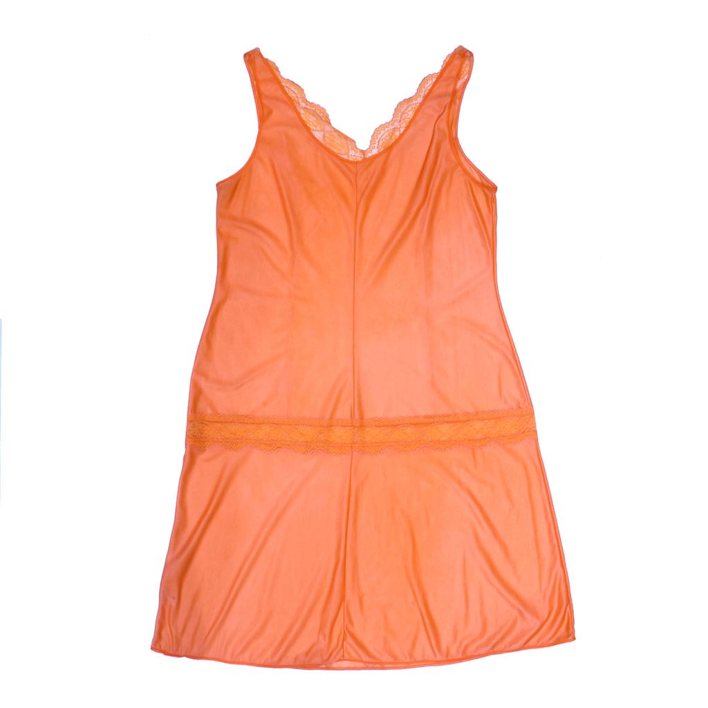 V16 Orange lace mesh dress 185 back.JPG