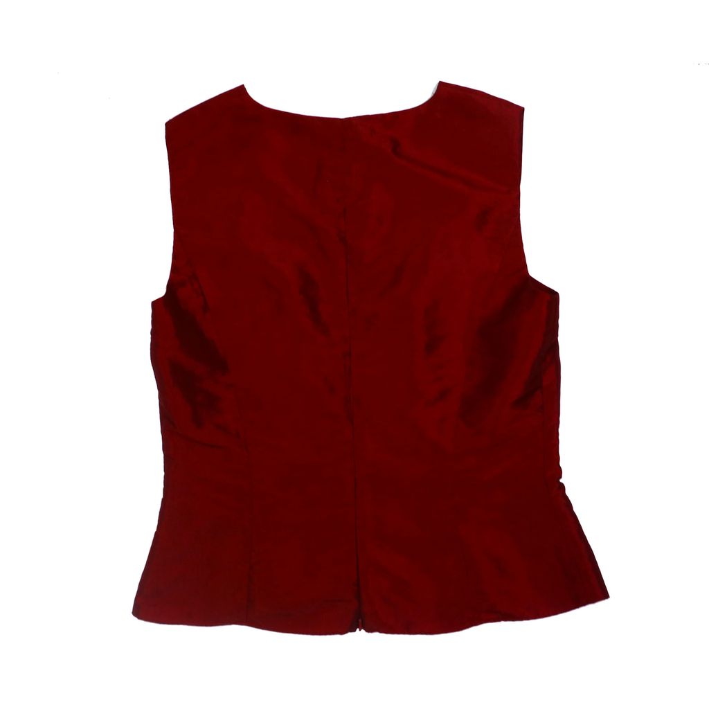 V39 Wine red sleeveless top 265 back.JPG