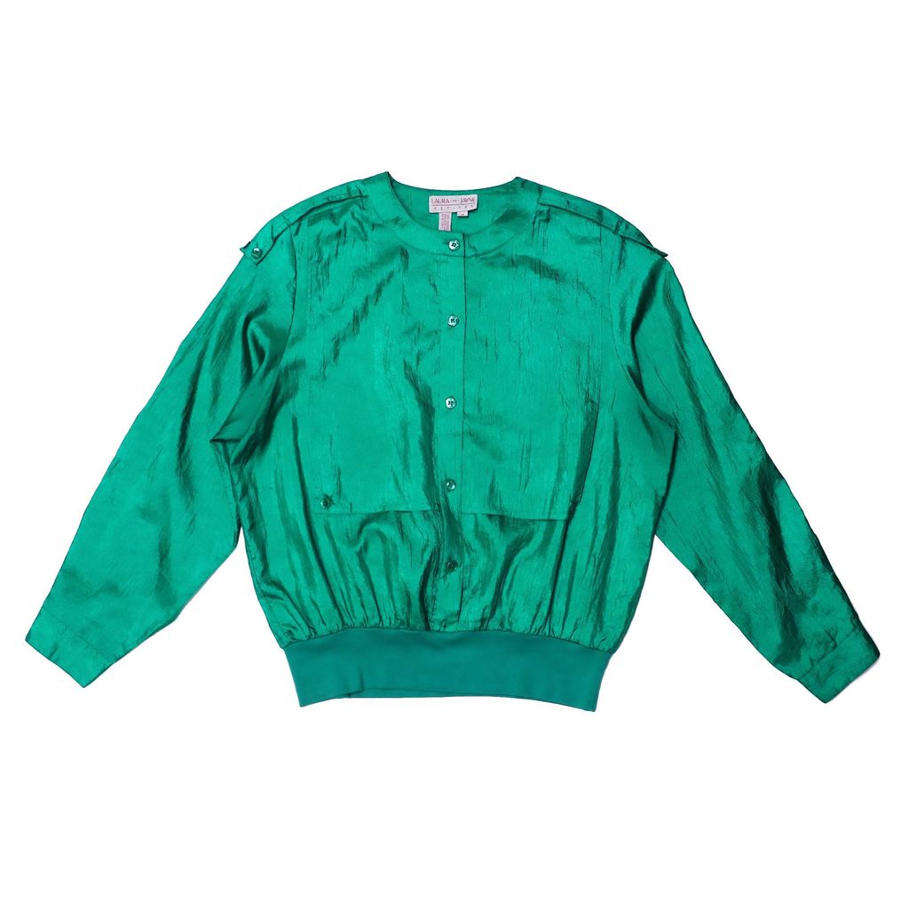 TO23 Green button up blouse 385 front.jpg