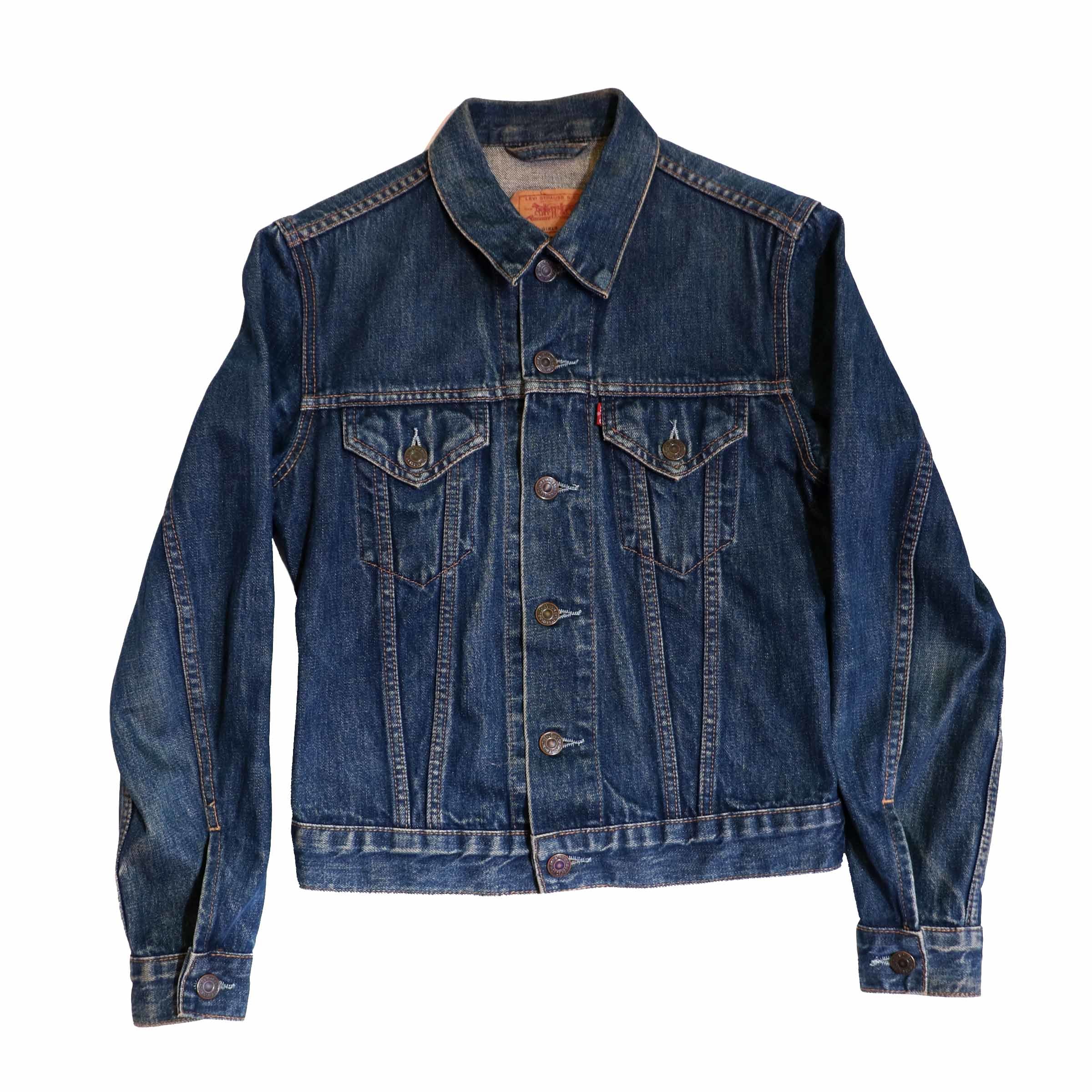 最終値下げ　Levi's Vintage Denim Jackets VTG 90s Levi's Dark Blue Denim Jacket 76581-0214 Made in USA