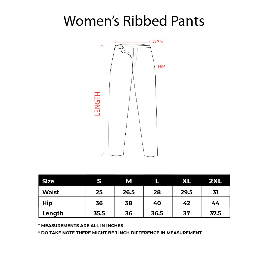 WOMEN RIBBED PANTS