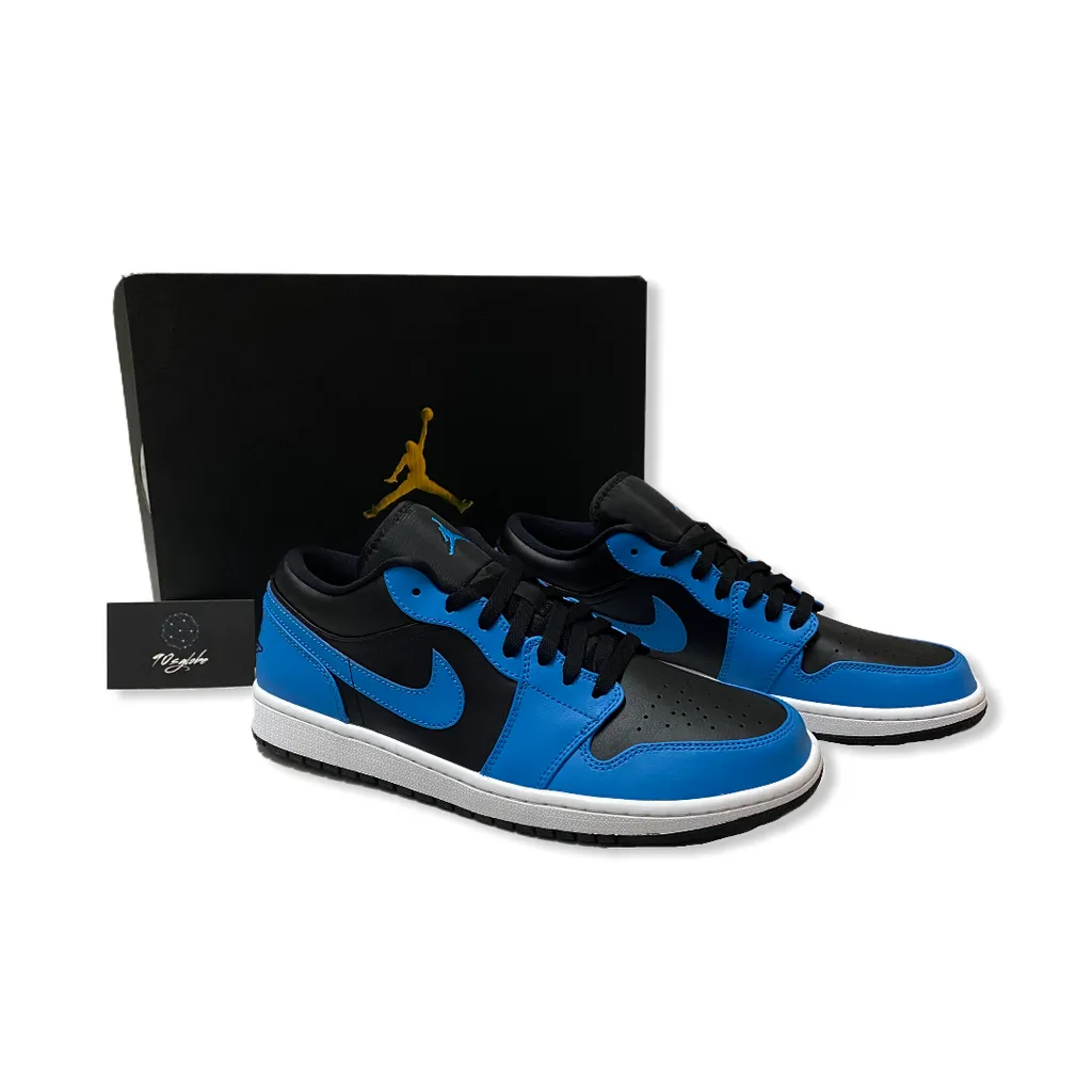 Nike Air Jordan 1 Low Laser Blue Black 90sglobe