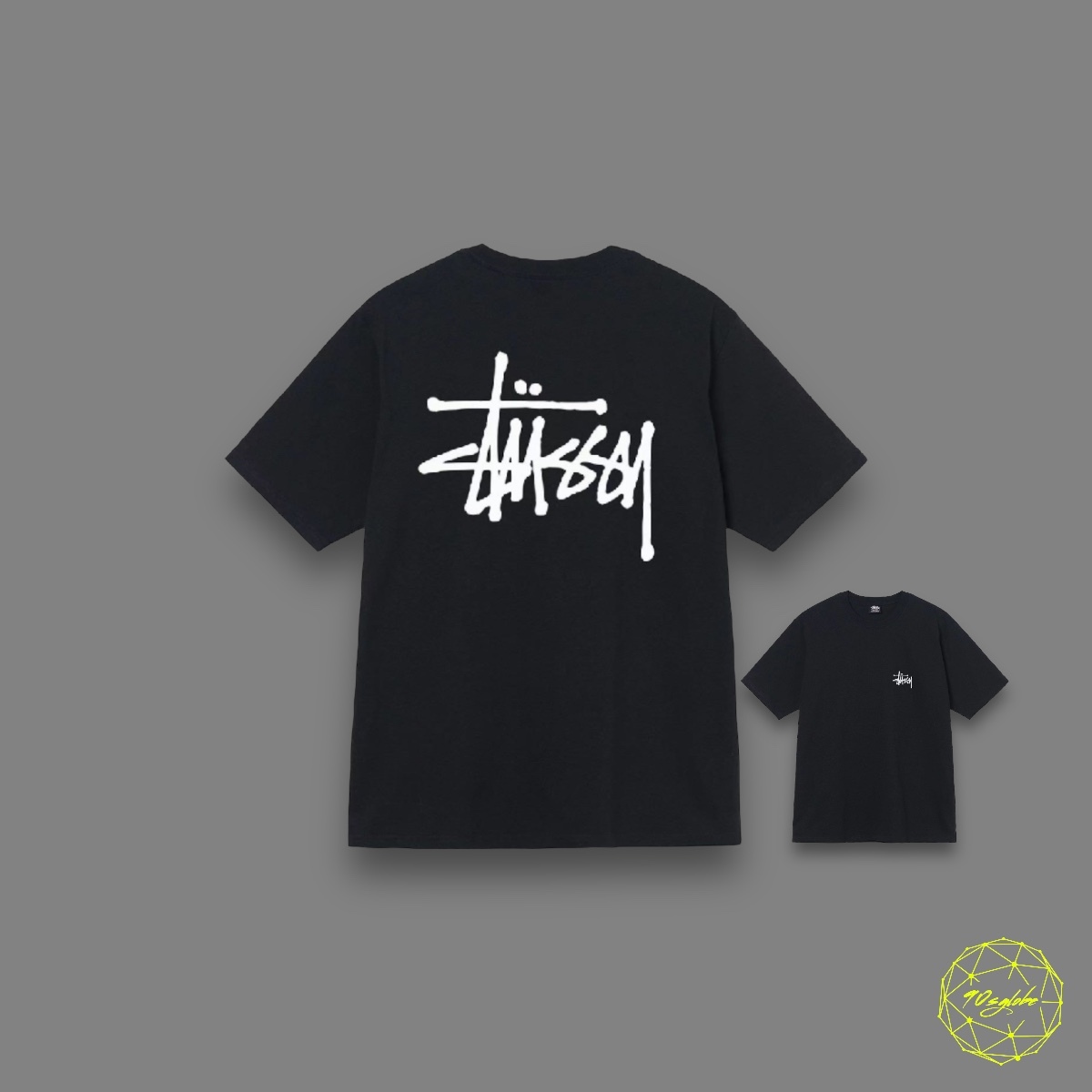 Stussy Printed Tee USA Oversize – 90sglobe Stussy Printed Tee USA Oversize – 90sglobe
