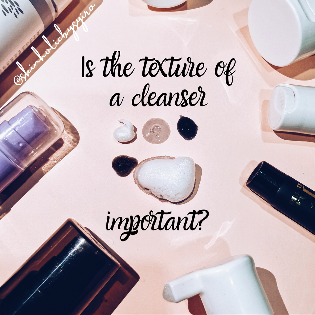 Is the texture of a cleanser important?