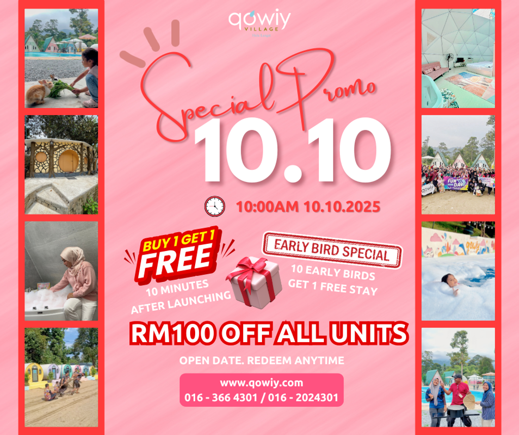 promo 10 10 qowiy village
