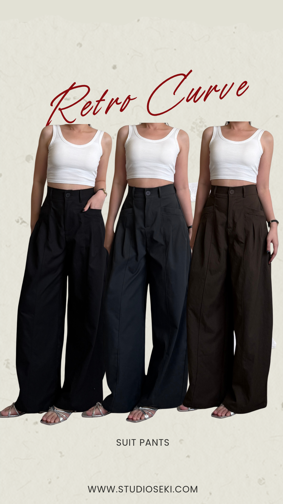 Light Beige and Red Modern Fashion Tips Instagram Post