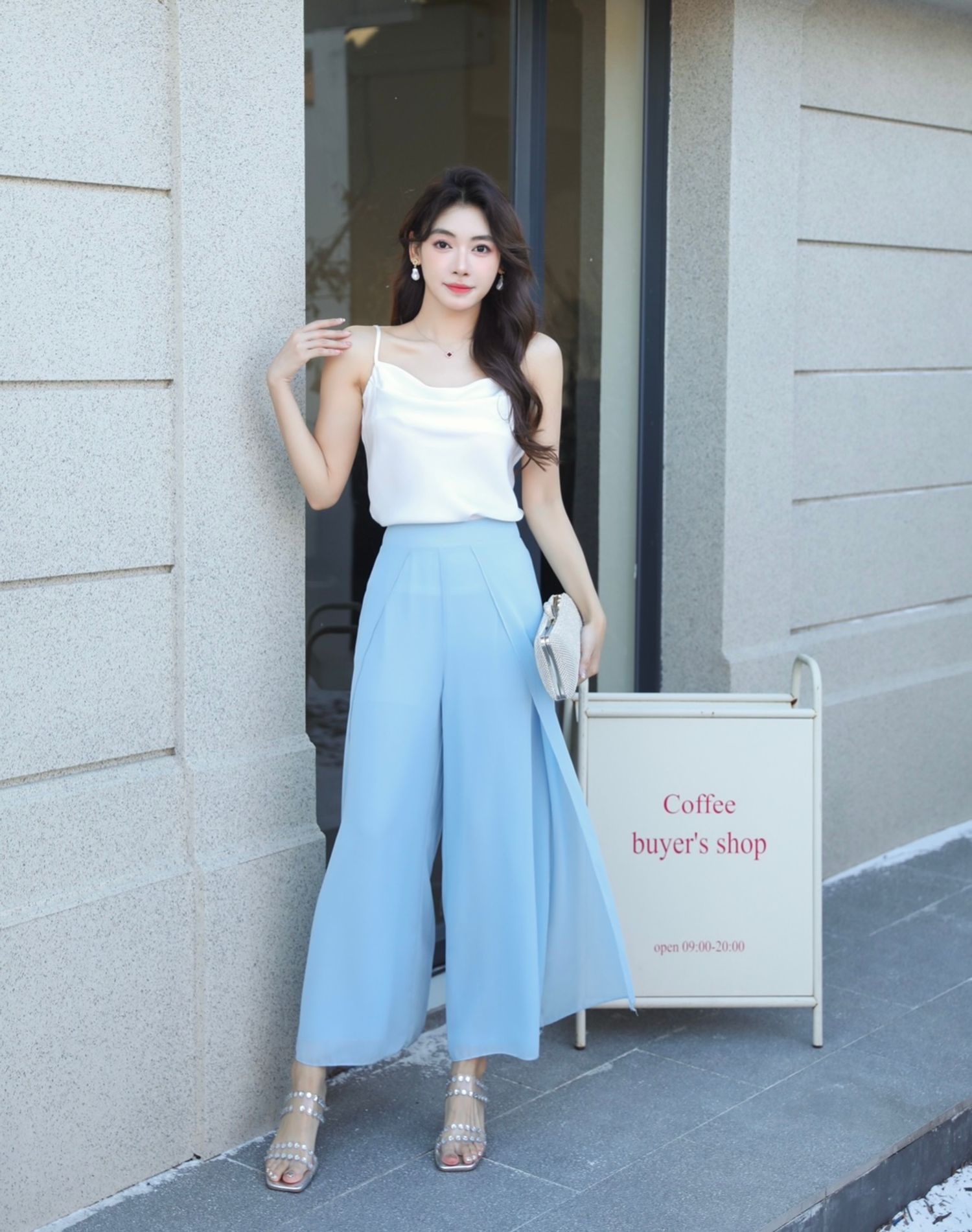 IDEALSTYLE | Jae Cowl Satin Top