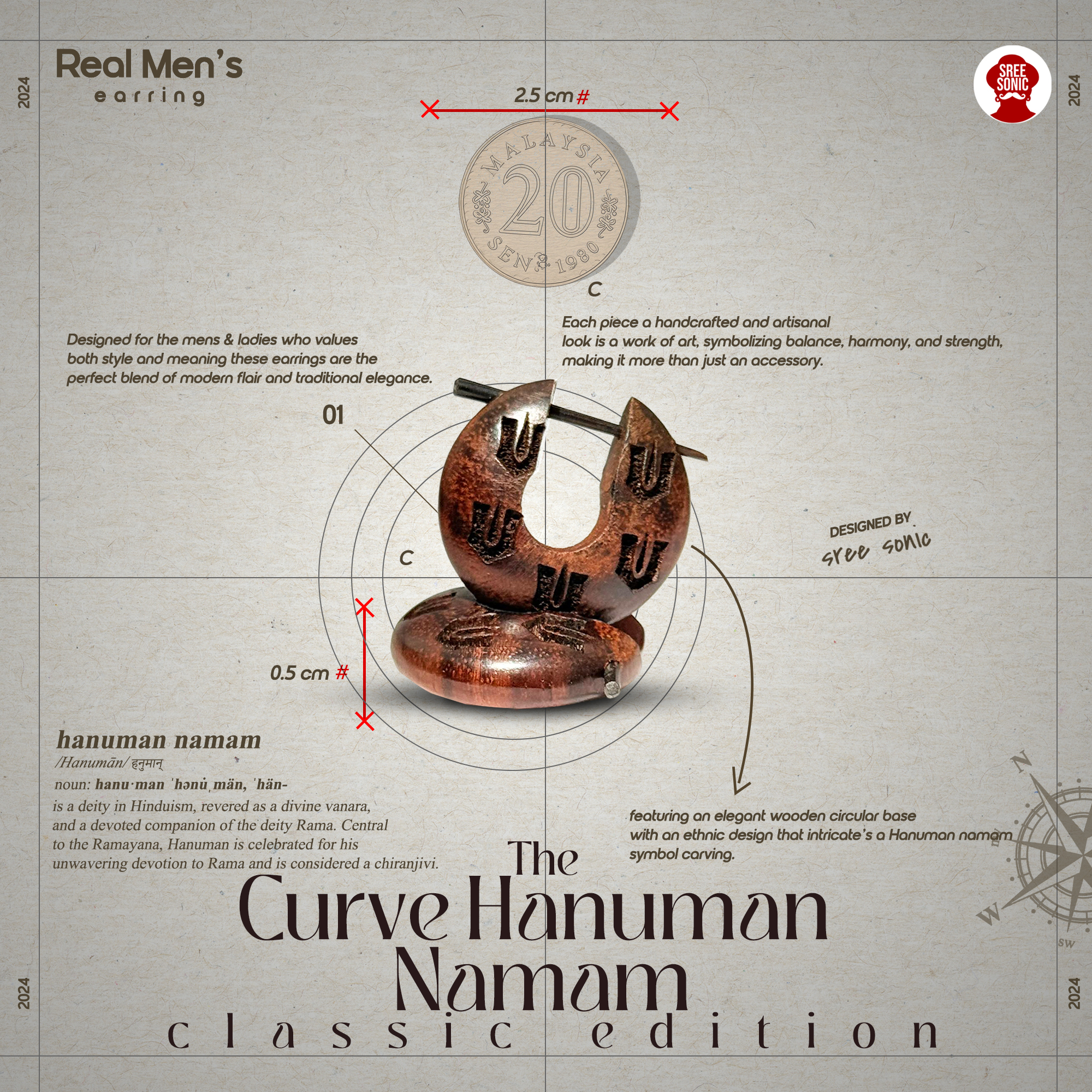 50 20 cent curve hanuman namam