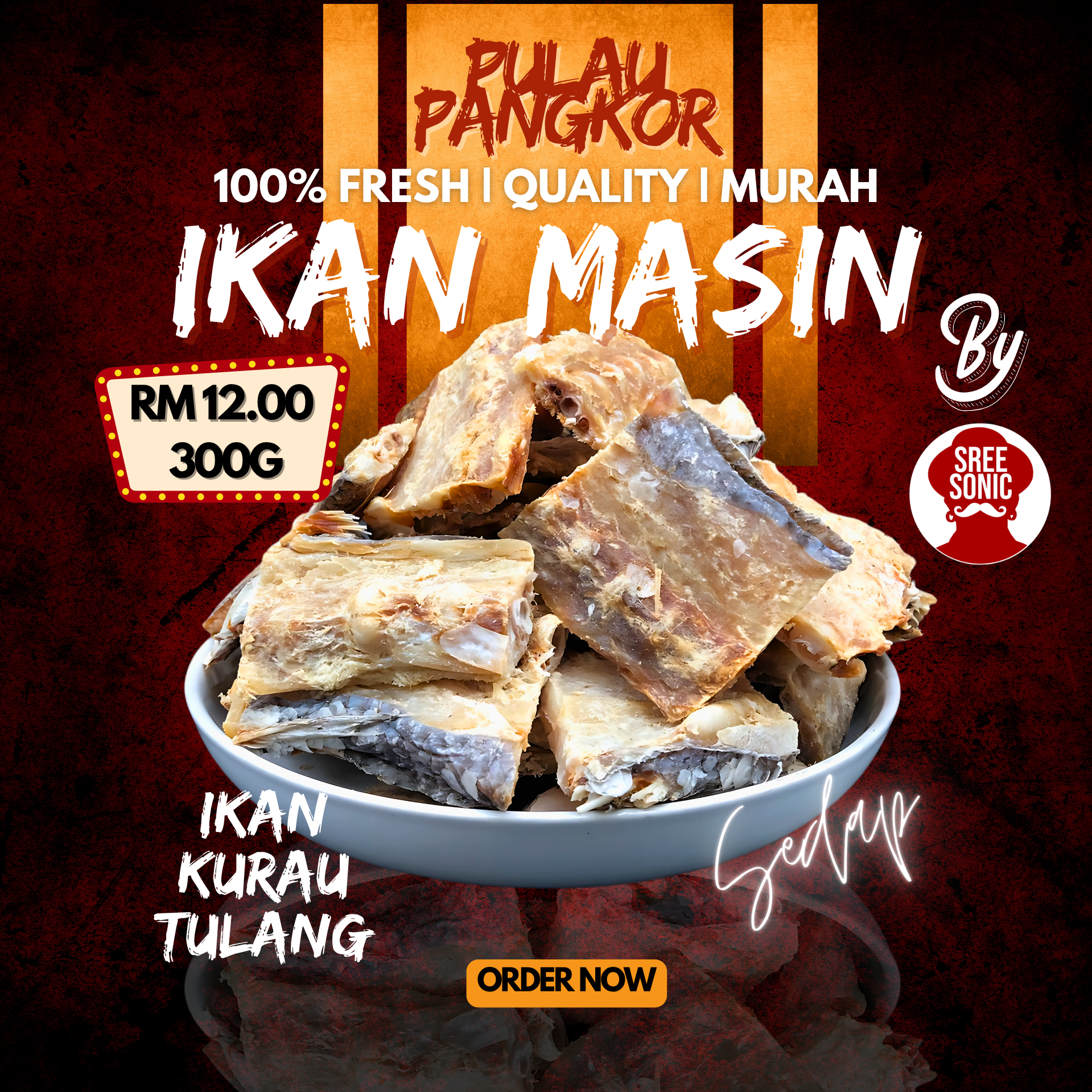 Copy of Red Modern Delicious Burger Sale Poster