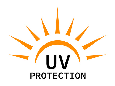Provides UV Protection Icon: A sun symbol with a shield.